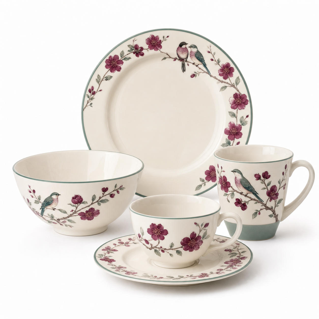 Dinnerware Place Setting · Round Breakfast Plate · Concept reference — catalog product view