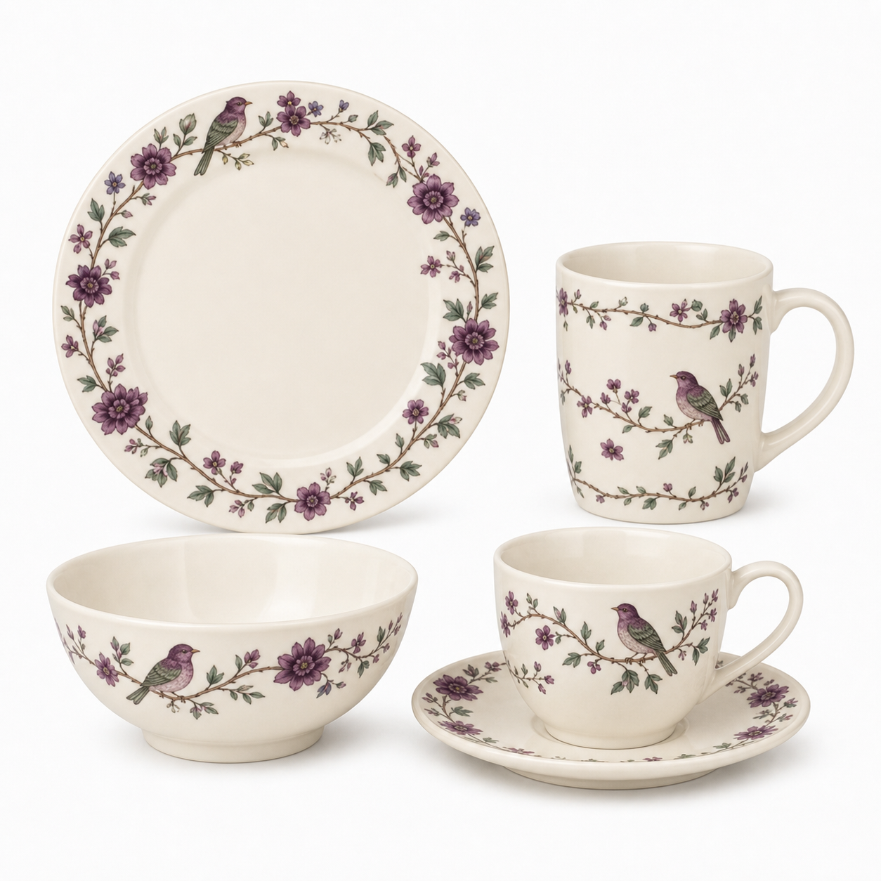 Dinnerware Place Setting · Round Breakfast Plate · Concept reference — catalog product view