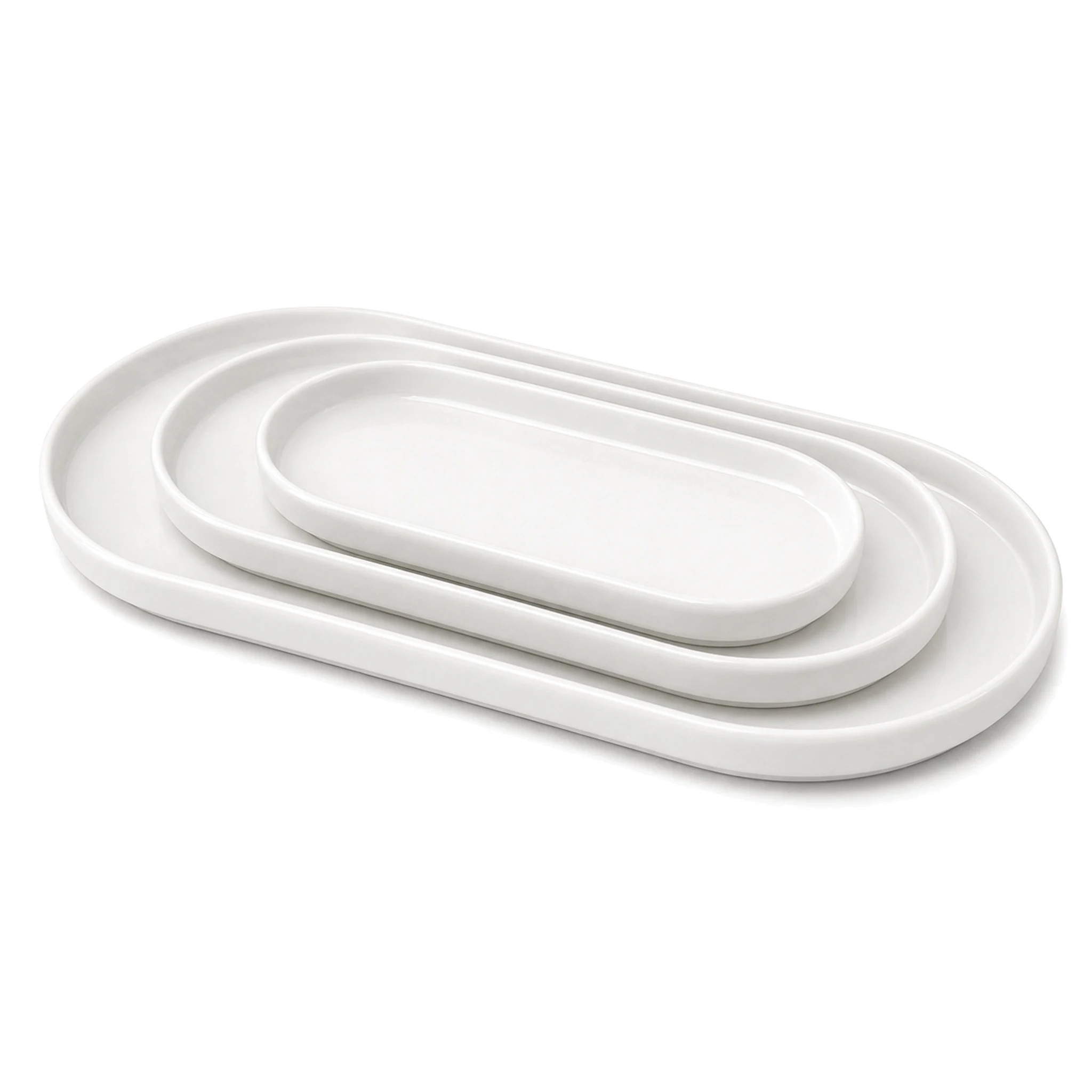 14″ Oval Plate — White · LUM-TW-003047-SAU-01 — catalog product view