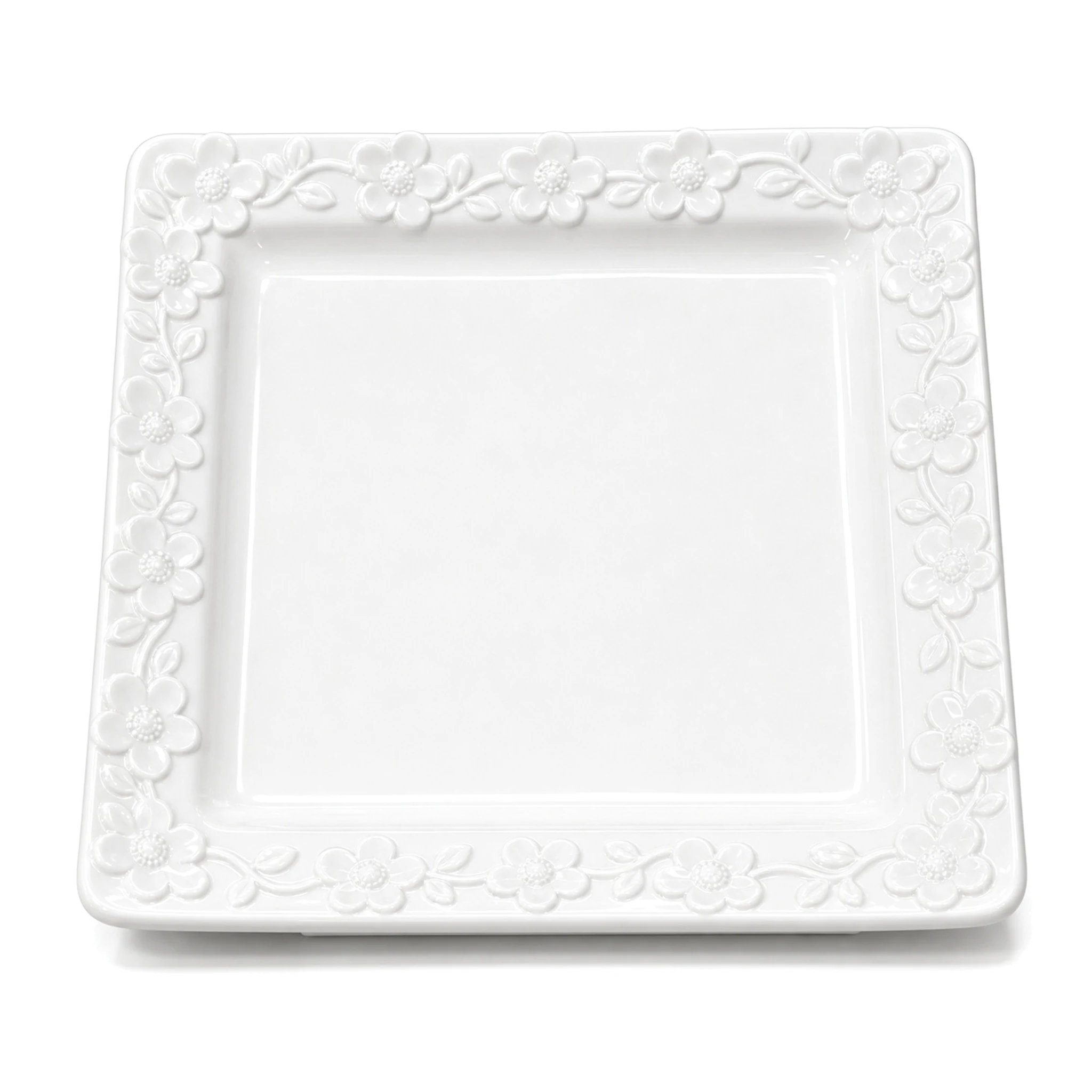 Square Plate — White · LUM-TW-002738-SAU-01 — catalog product view