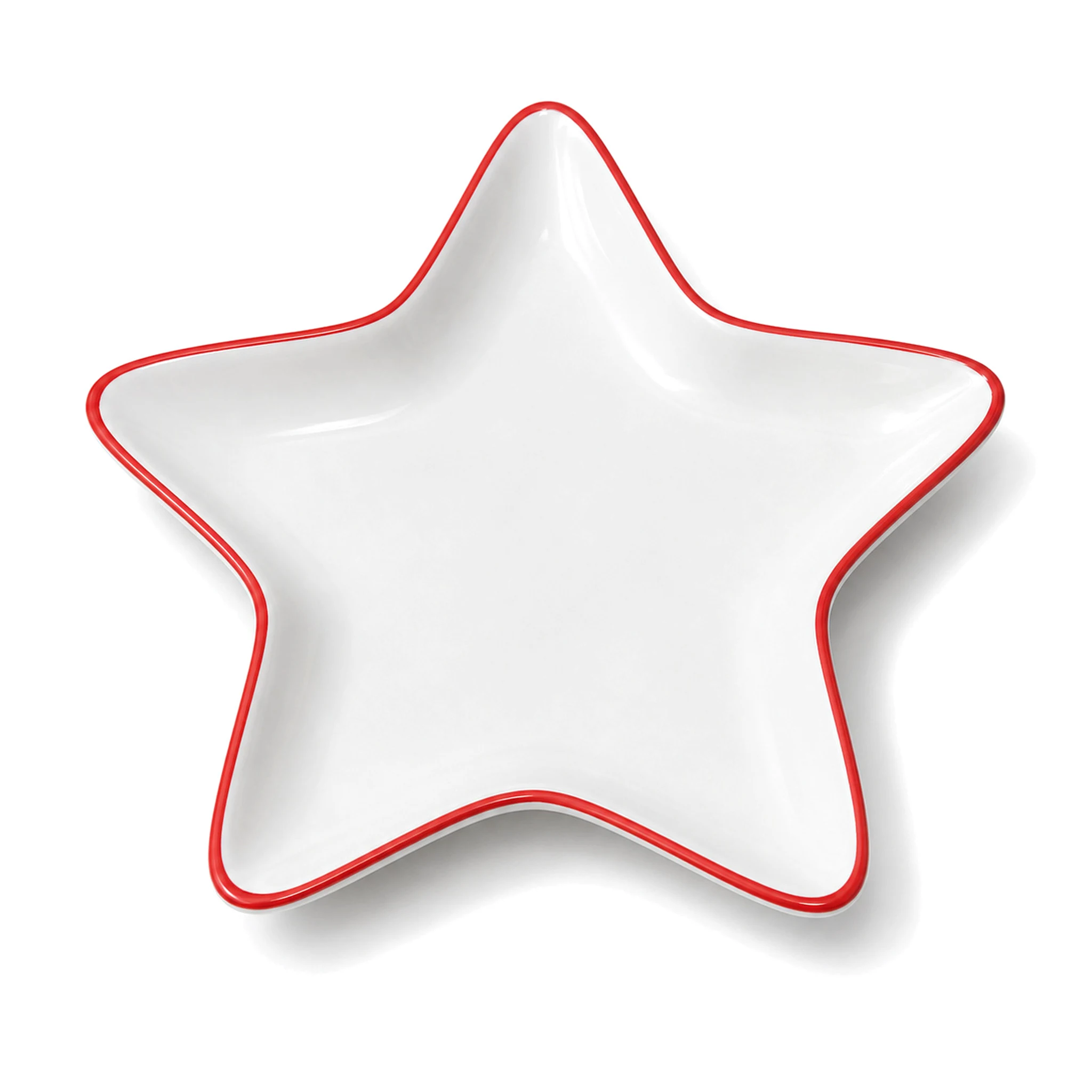 10″ Plate — White & Red · LUM-TW-002800-SAU-01 — catalog product view