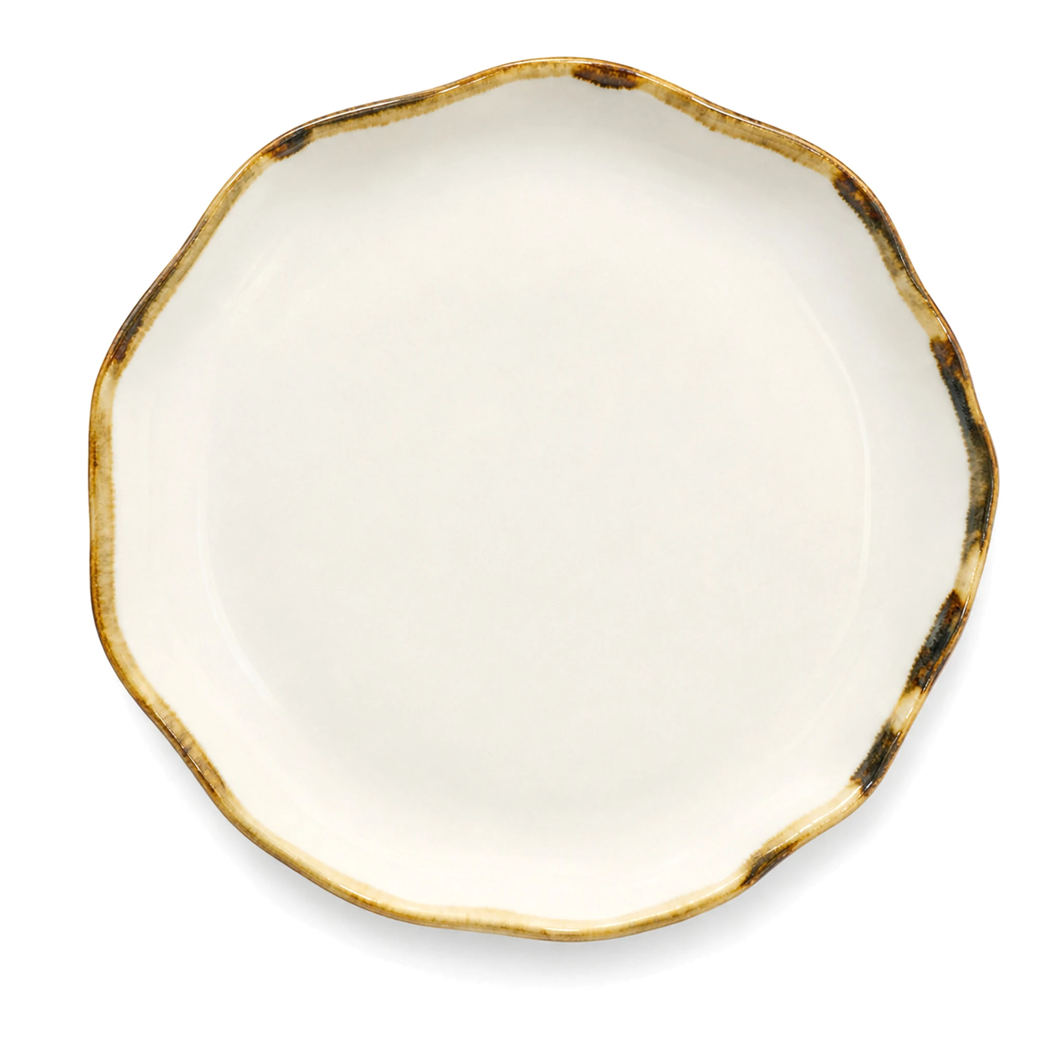 10″ Round Plate — White & Multicolor · LUM-TW-002044-SAU-01 — catalog product view