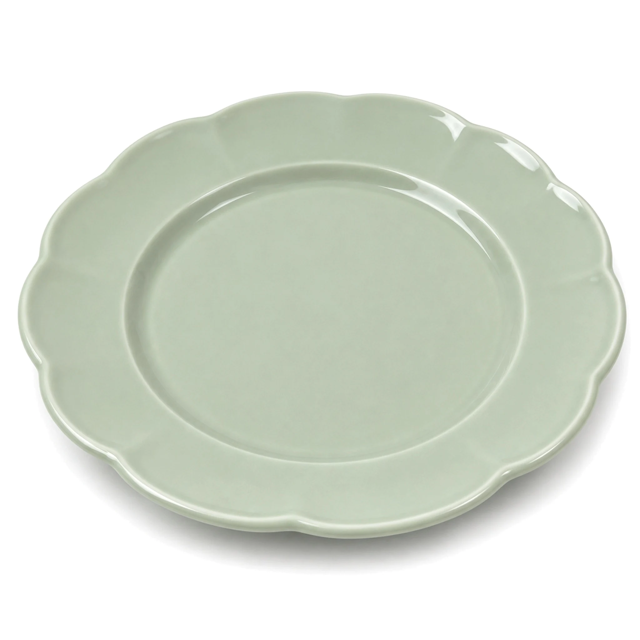 10″ Round Plate — Bean Green · LUM-TW-002026-SAU-01 — catalog product view