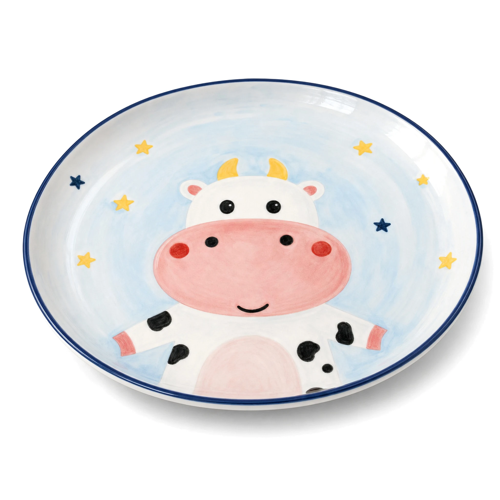 8″ Flat Plate — White & Multicolor · LUM-TW-001676-SAU-01 — catalog product view