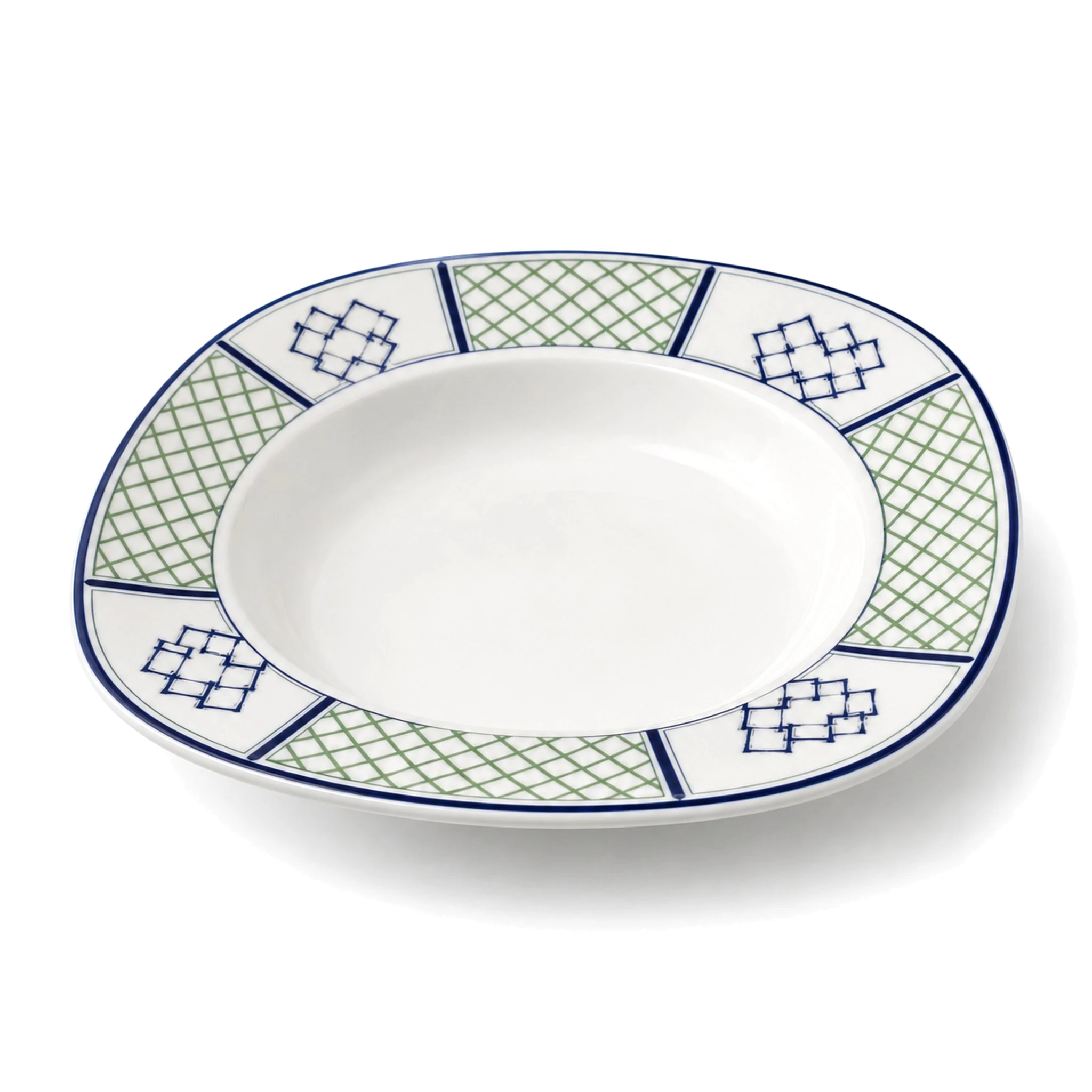 8.5″ Plate — White & Blue · LUM-TW-002255-SAU-01 — catalog product view
