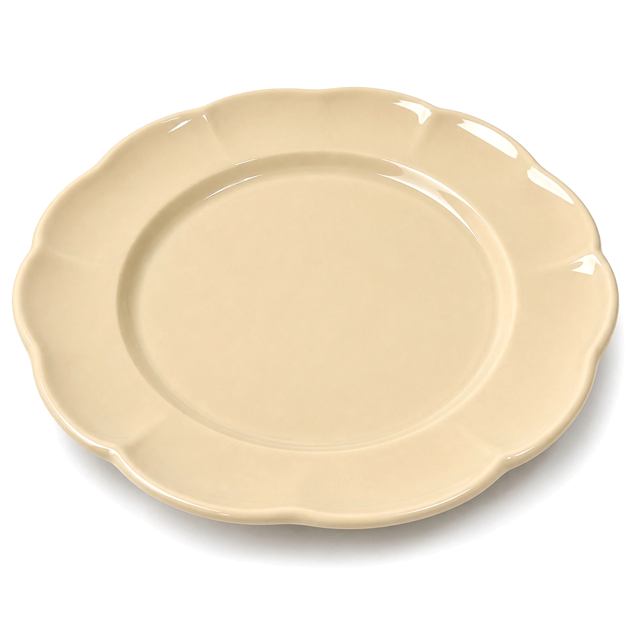 10″ Round Plate — Cream · LUM-TW-002024-SAU-03 — catalog product view