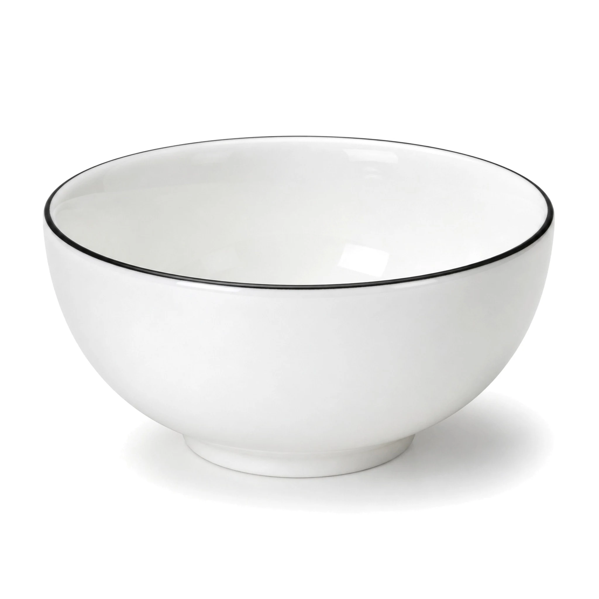 4.5″ Bowl — White & Black · LUM-TW-003285-BWL-01 — catalog product view
