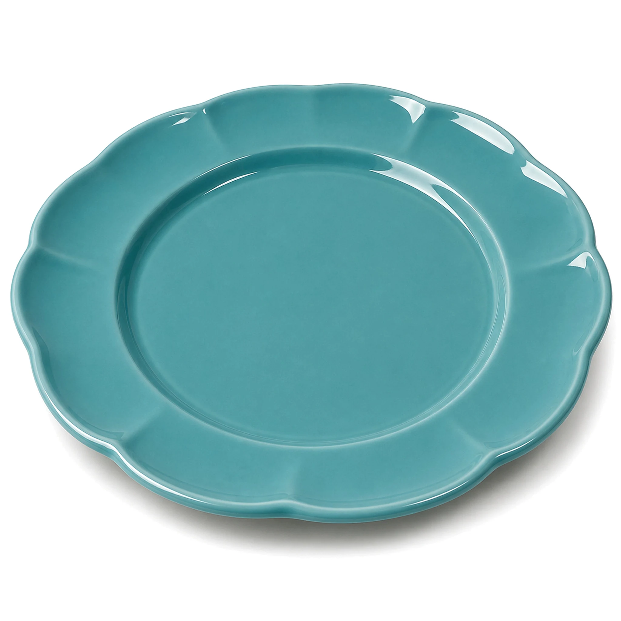 10″ Round Plate — Turquoise · LUM-TW-002025-SAU-01 — catalog product view